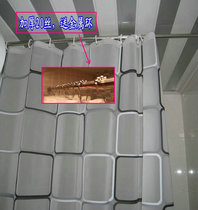 Recommended 20 silk thickened pvc classic European style black panes new environmentally friendly waterproof and mildew-proof bath curtain partition toilet