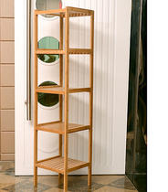 Nanzhu flower rack Coffee table shelf Multifunctional shelf Floor-to-ceiling bathroom storage storage toy solid wood shelf bookshelf