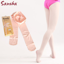 Sansha Sansha ballet dance costume jumpsuit jumpsuit jumpsuit and hole-free children adult ballet big socks T99