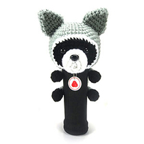 AMIMONO _ Cute Raccoon Golf Club No 1 Wooden Club Head Cover (A220-A)
