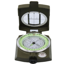 Compass Portable Aluminum Alloy Multifunctional Travel Compass Outdoor