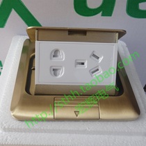 Schneider floor socket five-hole E225C10U(BAS) copper alloy ground plug