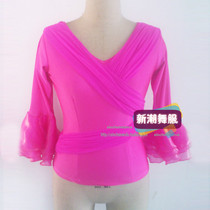 New modern dance suit square dance womens top national standard dance Latin dance suit S068