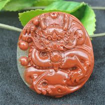 Yunnan Huanglong Jade belt buckle Huanglong Jade faucet waist wear Mens jade waist brand waist hang