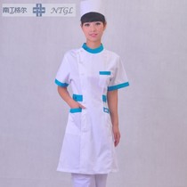 New Nightingale Nurse Suit Short Sleeve Round Neck Stand Collar Pharmacy Work Overalls NX-012