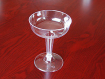 Party Disposable Champagne Cup Hard Plastic High Foot Cup Champagne Glass Wine Glass PS Test Drink Cup