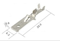 DJ611-6 3B car connector Terminal 6 3 blades 6 3 short tab