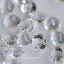 Natural transparent lithium long stone A12E - 2 Ring diamond diamond GIC National Inspection Gem Identification Collection of rare specimens