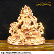 Nepali Buddhist statues pure handmade to make red copper-golden yellow chaejin Buddhist statues