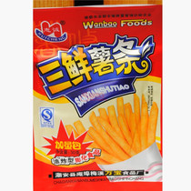 Post-80s nostalgic classic snacks Huicheng Sanxin fries puffed snacks are as delicious as KFC fries