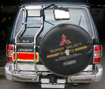 Mitsubishi v31 v32 v33 v33 Changfeng Cheetah Qibing Black King Kong Special stainless steel rear ladder rear ladder rear ladder