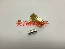 RF coaxial connector SMA-C-JW1 5 SMA bent male connector to RG316 174 SYV50-1 5 wires