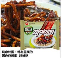 Korean food imported instant noodles South Korea agricultural heart fried noodles Noodles instant noodles 140g
