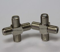 All copper F-KKKK four-way cross-type cable TV adapter Four-way F female adapter cable TV