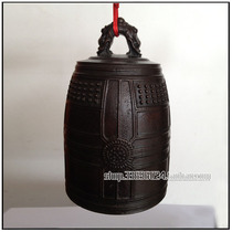 Jufoge temple dharma * Imported copper cloth bell Emperor Bell Antique cast small hanging clock of Taiwan origin