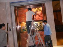 Ground spring Shenzhen area door installation ground bomb door handle ground lock door clamp