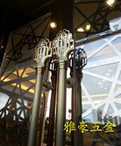 Antique door handle Green bronze European Wooden door handle Open door handle Glass door handle Chinese style