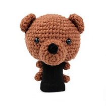 AMIMONO _ Cute Bear Golf Club No 1 Wooden Club Head Cover (A200-A)
