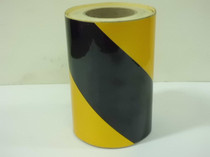 50cm yellow and black reflective film reflective strip reflective tape reflective tape warning tape