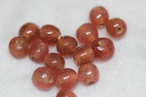 Tibetan Buddhist pearl accessories Imitation Grape Stone Old Glazed Drum Bead pair holes are 0-0 65cm 75cm diameter