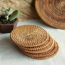 Vietnam Vine coaster rattan coaster kung fu tea coaster purple clay pot pot pitcher cup holder iron pot tea pot cushion pot holder