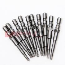 4*40 * T8 plum blossom electric batch head s2 alloy steel electric batch nozzle batch head plum blossom electric batch nozzle 4mm electric batch head