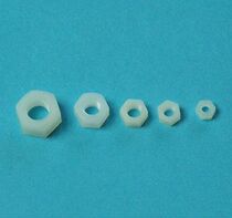 G211-M6 nylon hexagonal nut plastic nut screw nylon screw cap plastic nut (100)