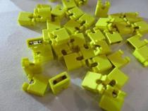 2 54mm short baton jumper cap short circuit cap short circuit block short block jumper (yellow)