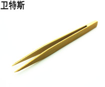 Witts TV-150A Pointy Anti-magnetic Bamboo Tweezer Crystal Chip Quartz Chip Bamboo Clip Tweezer 15cm