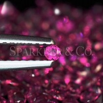 180 yuan natural non-burning red gemstone with stone bare stone Mozambique custom ring row ring bracelet