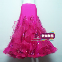 New modern dance suit square dance ballroom dance dance national standard dance ballroom dance womens dress DM093