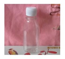 Thickened 100ml plastic bottle polyester bottle 100ml transparent bottle PET bottle water bottle flat liquid bottle