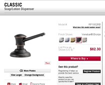 DELTA-And the Dadeja Import Soap Liquid Instrumental Kitchen with the ancient copper full copper CLASSIC series