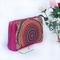  Hollow through flower sun flower womens bag cosmetic bag storage bag washing bag tool bag European and American fashion noble classical bag