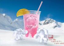 Fun shape silicone ice grid Snow strange type fun ice box food grade silicone material ice box