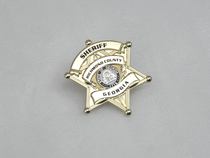 Richmond County Georgia metal brooch badge