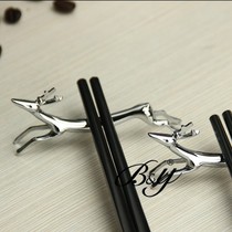 Kitchen home furnishings fawn chopsticks rack chopsticks holder creative tableware holder knife fork holder metal non-stainless steel