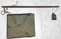 The front door wooden jade wooden scales north latitude iron scales is nearly 58 cm old scale