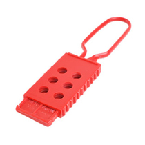 Six holes insulated buckle lock Nylon plastic lock hook Multi-person control management K8642 safety lock tag lock