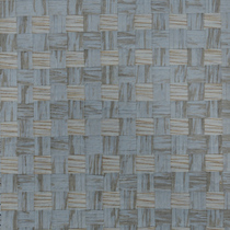High-grade straw wallpaper Modern Chinese lattice wallpaper Special plant wallpaper Club villa background wallpaper