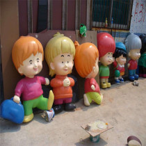 Supply cartoon doll sculpture park square cartoon animation character ornaments glass fiber reinforced plastic cartoon sculpture