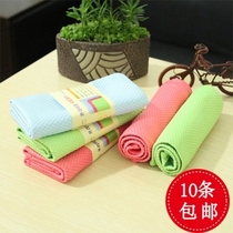 Non-stick oil dishwashing cloth Water absorption does not lose hair thickened dishwashing towel Tile cleaning cloth Glass wiping does not leave water marks rag