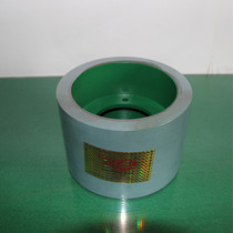 6 Inch Strong Effect High Abrasion Resistant Hulling Glues Rollers Fifth Generation Green Color Hulling Glues Roller Thickened Abrasion Resistant Hulling Rubber Roll
