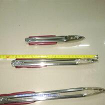 Medium thickened stainless steel with plastic handle barbecue barbecue clip Steamed bun clip vegetable food bread clip