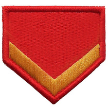 Red CQB level arm Chapter with magic sticker scapeback cap emblems