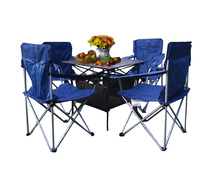 Outdoor folding table and chairs kit OUTDOOR FURNITURE FISHING CHAIR PORTABLE FIVE PIECES KIT OUTDOOR TABLE AND CHAIRS COMBINATION SUIT