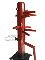 Ruaisen multi-pile hand Wing Chun high-skill wooden man pile 9 piles Hand skill wooden man pile Suction cup floor-standing wooden man pile