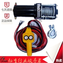 12V24V Off-road vehicle special electric winch Car small crane Electric winch Car special winch crane