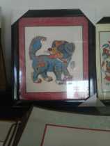 Woodcut New Year pictures Zodiac dog auspicious decorative New Year Pictures