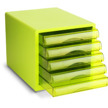 Able 9777-five-layer colorful desktop cabinet A4 plastic drawer type information cabinet sorting and containing cabinet